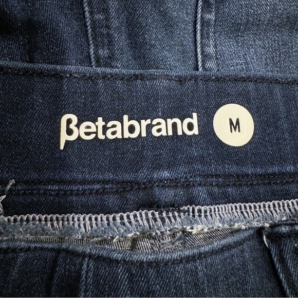 Betabrand | Cropped Skinny Jeggings Stretch Indigo Size Medium - Picture 5 of 6